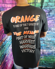 Load image into Gallery viewer, ORANGE - IS ONE OF THE 7 SPIRITS OF GOD &gt; True Meaning - Spirit of Wisdom, Harvest, Warfare, Victory
