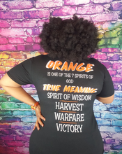 Load image into Gallery viewer, ORANGE - IS ONE OF THE 7 SPIRITS OF GOD &gt; True Meaning - Spirit of Wisdom, Harvest, Warfare, Victory
