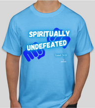 Load image into Gallery viewer, WORDLINE: SPIRITUALLY UNDEFEATEDAA BLUE LINE (Pre-order status)
