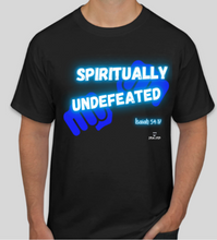 Load image into Gallery viewer, WORDLINE: SPIRITUALLY UNDEFEATEDAA BLUE LINE (Pre-order status)

