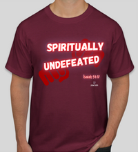 Load image into Gallery viewer, WORDLINE :SPIRITUALLY UNDEFEATED RED LINE (Pre-order status)
