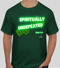 Load image into Gallery viewer, WORDLINE: SPIRITUALLY UNDEFEATED GREEN LINE (Pre-order Status)
