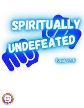 Load image into Gallery viewer, WORDLINE: SPIRITUALLY UNDEFEATEDAA BLUE LINE (Pre-order status)
